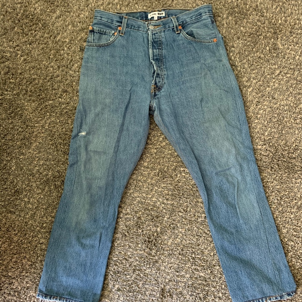 Re/Done Levi’s straight leg jeans